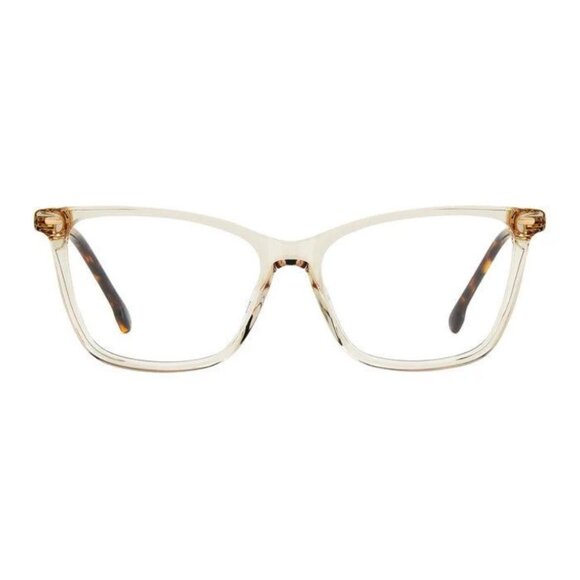 NEW SQUARE CARRERA 3024 010A 00 WOMEN EYEGLASSES CARRERA BEIGE CLEAR EYEWEAR